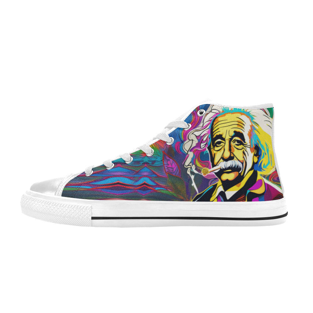 WOMEN'S 420 Albert High Top Canvas Dark Academia Sneakers