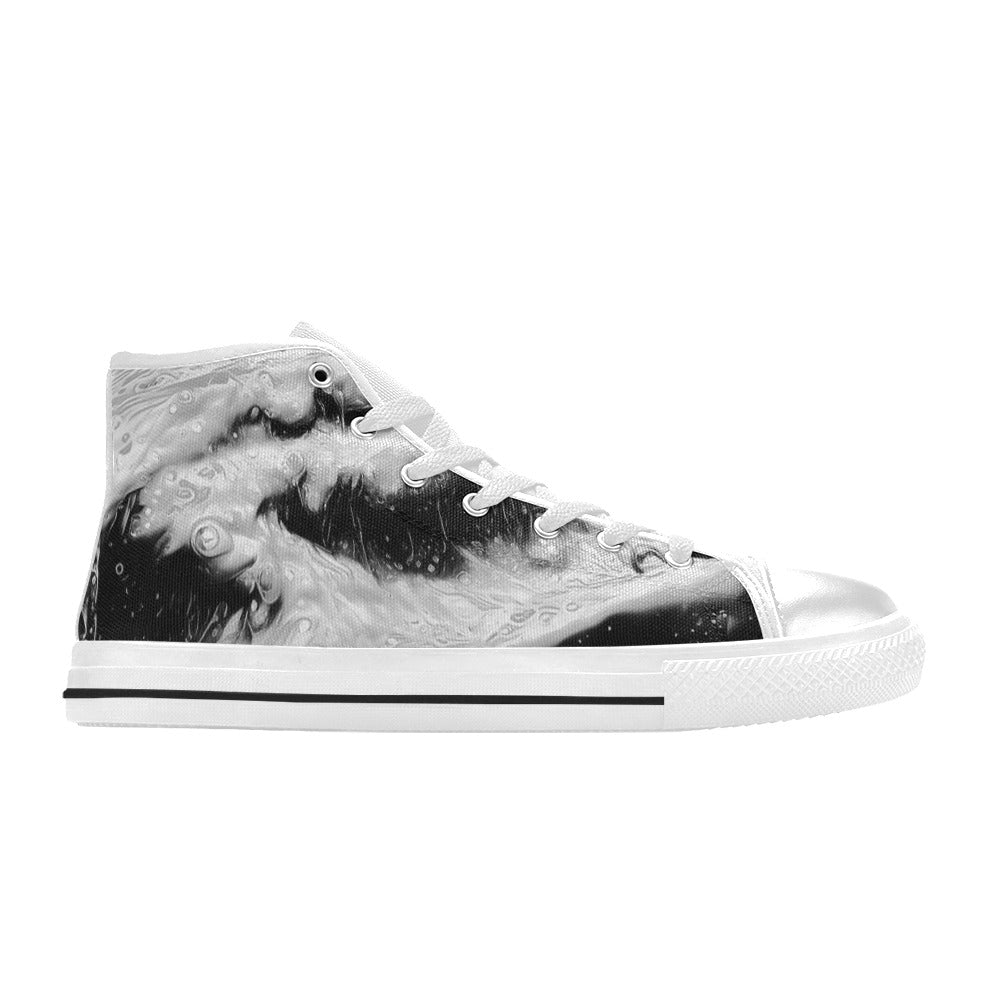 MEN'S Cc Acid Bath Drip High Top Canvas Neon Fantasy Sneakers
