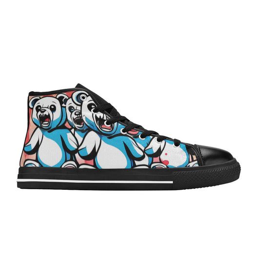 WOMEN'S Bears 4 High Top Canvas Dreamcore Custom Sneakers