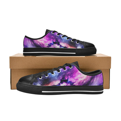 MEN'S Cc Galaxy Art 3 Canvas Neon Fantasy Custom Shoes