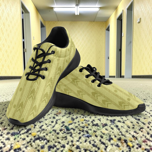 Backrooms Level 0 Sneakers | Yellow Wallpaper Horror Shoes Men's Athletic Shoes