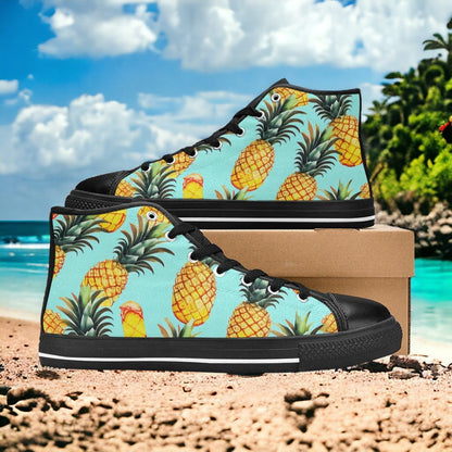 Peacock Earthy Brown Unique WOMEN Bold Art - Freaky Shoes | Custom Art Sneakers