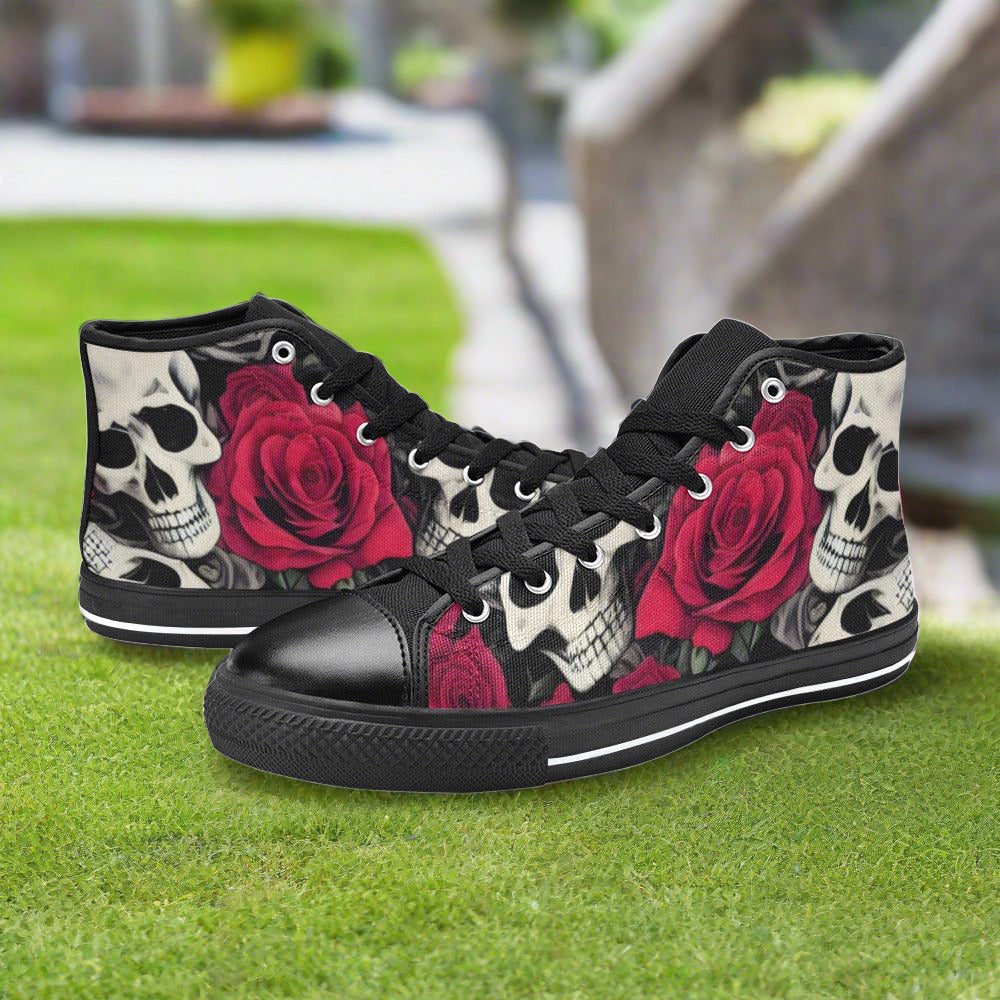 Celtic Silver Blue Wearable WOMEN Bold Art - Freaky Shoes | Custom Art Sneakers