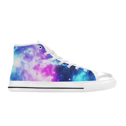 WOMEN'S Cc Galaxy Art 2 High Top Canvas Aesthetic Custom Sneakers