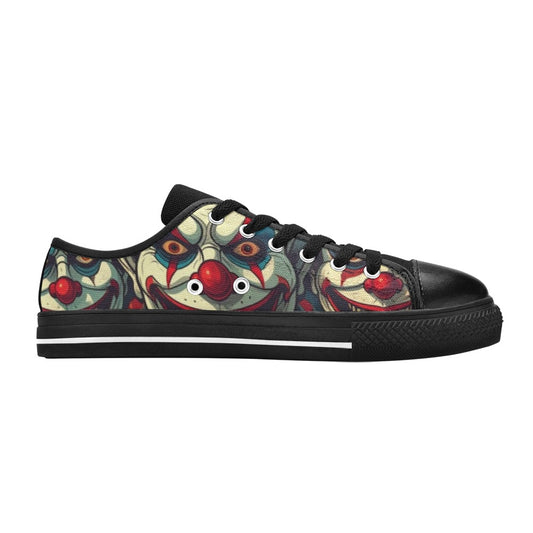 MEN'S Evil Circus Heads Faces Canvas Grunge Sneakers