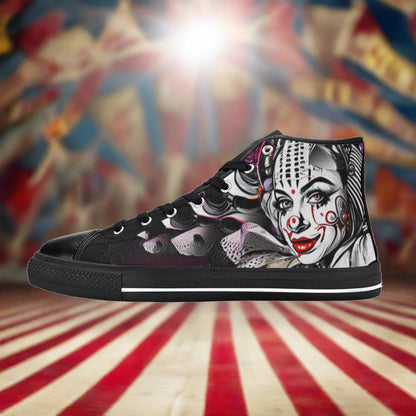 Wolf Pink Cream Unique Bold Art - Freaky Shoes