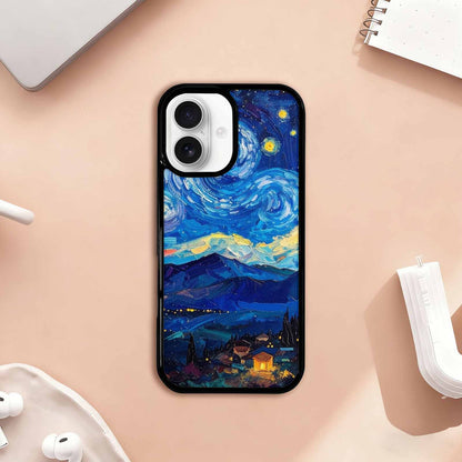 iPhone 17 Case — Starry Night Van Gogh Galaxy Space, Personalized Phone Case