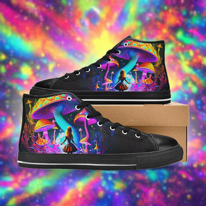Dragon Pink Cream Custom WOMEN Bold Art - Freaky Shoes | Custom Art Sneakers