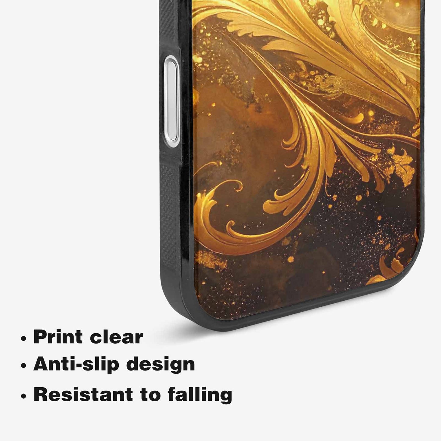 iPhone 16 Case — Klimt Gold Leaf Artwork Pattern, Custom Made Phone Cover
