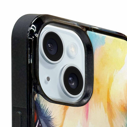 iPhone 15 Plus Case — Golden Retriever Watercolor Art Pattern, Custom Designed Case Cover