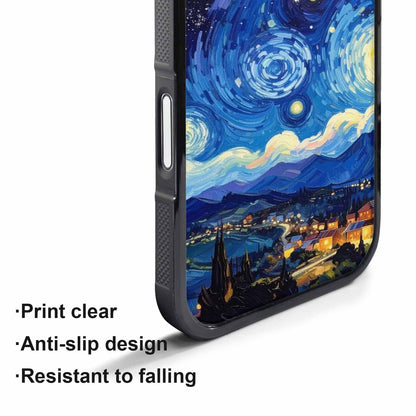 iPhone 17 Pro Case — Starry Night Van Gogh Paint Galaxy, Customized Protective Case