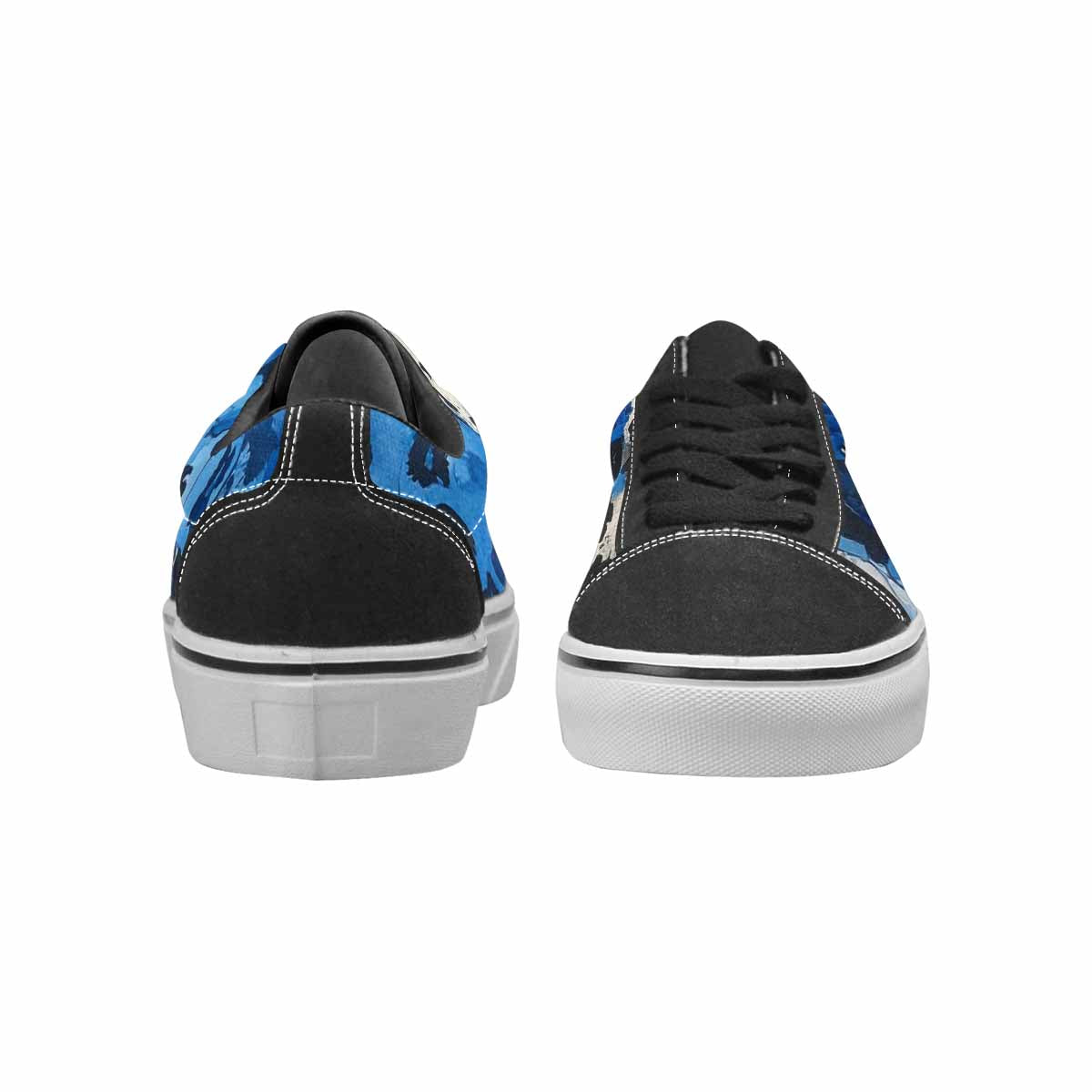 WOMEN'S Animal Print Lace-Up Canvas Dark Academia Custom Sneakers