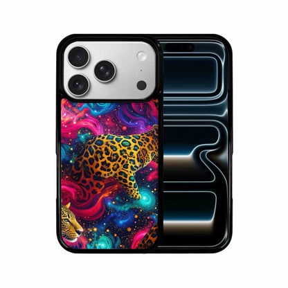 iPhone 17 Pro Case — Leopard Print Galaxy Seamless Animal Print, Custom Made Phone Cover