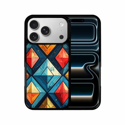 iPhone 17 Pro Case — Vintage Summer Diamond Retro Vintage, Custom Printed Phone Case