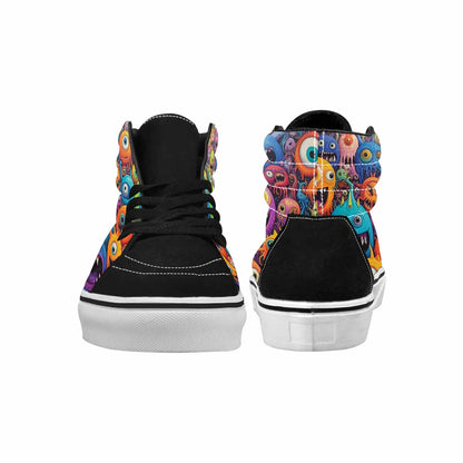 MEN'S Multi High Top Canvas Dark Academia Sneakers