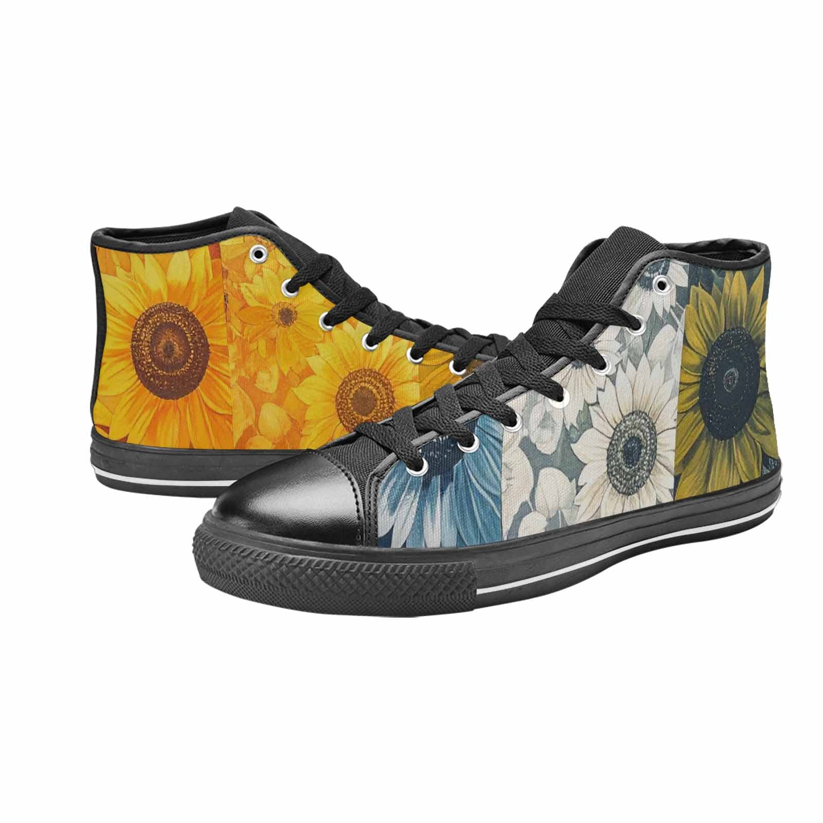 WOMEN'S Blend Melt Them High Top Canvas Aesthetic Custom Shoes