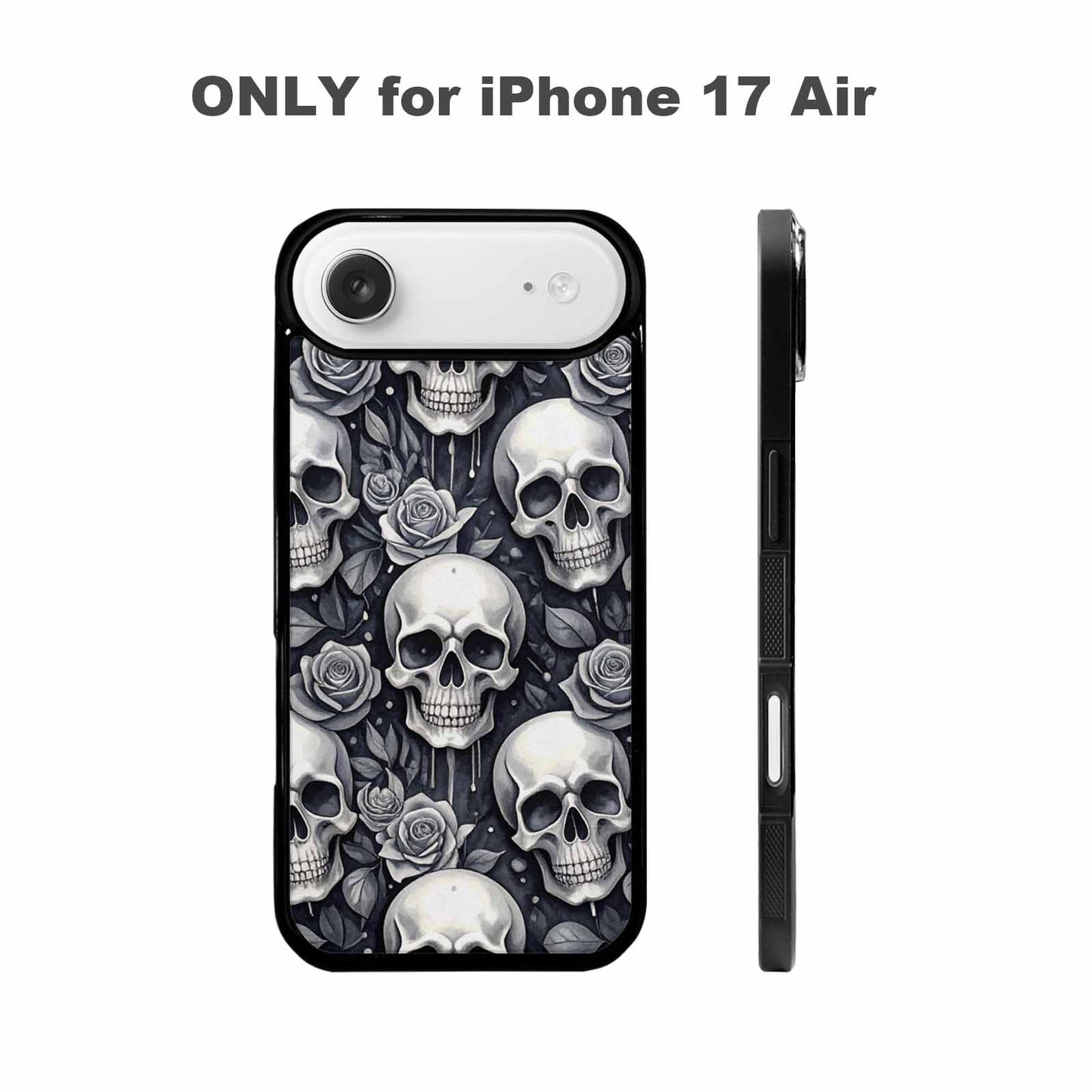 iPhone 17 Air Case — Skull Dark Art Gothic Print Gothic, Custom Art Phone Cover