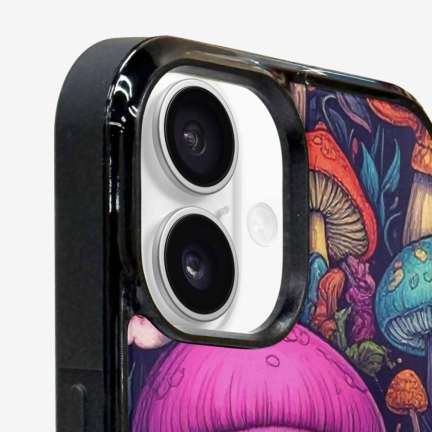 iPhone 16 Case — Mushroom Skull, Personalized Phone Case