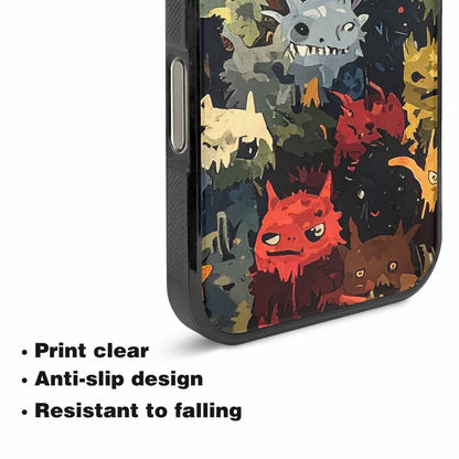 iPhone 16 Pro Case — Monsters Camomonsters Pattern Okl, Custom Art Phone Cover