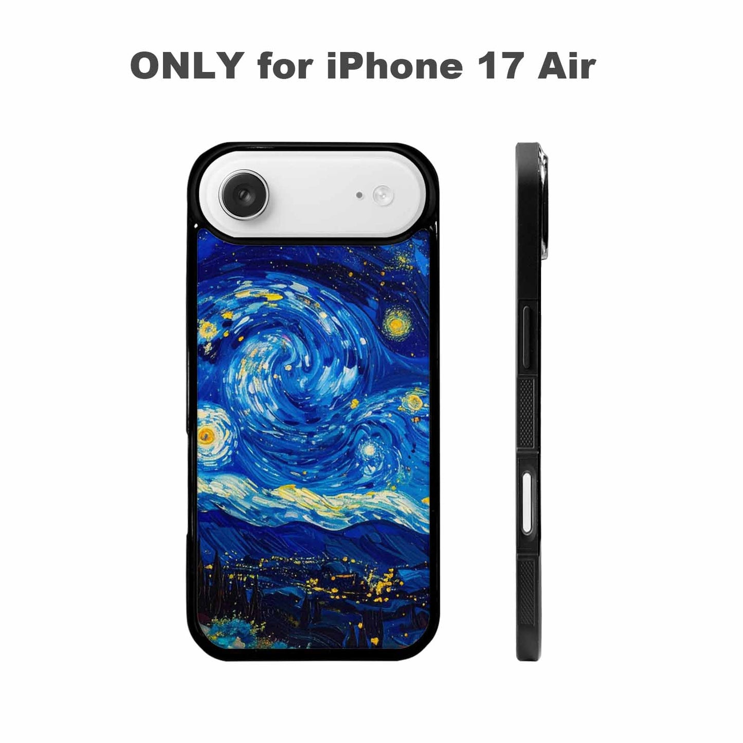 iPhone 17 Air Case — Starry Night Van Gogh Custom Galaxy, Personalized Phone Case