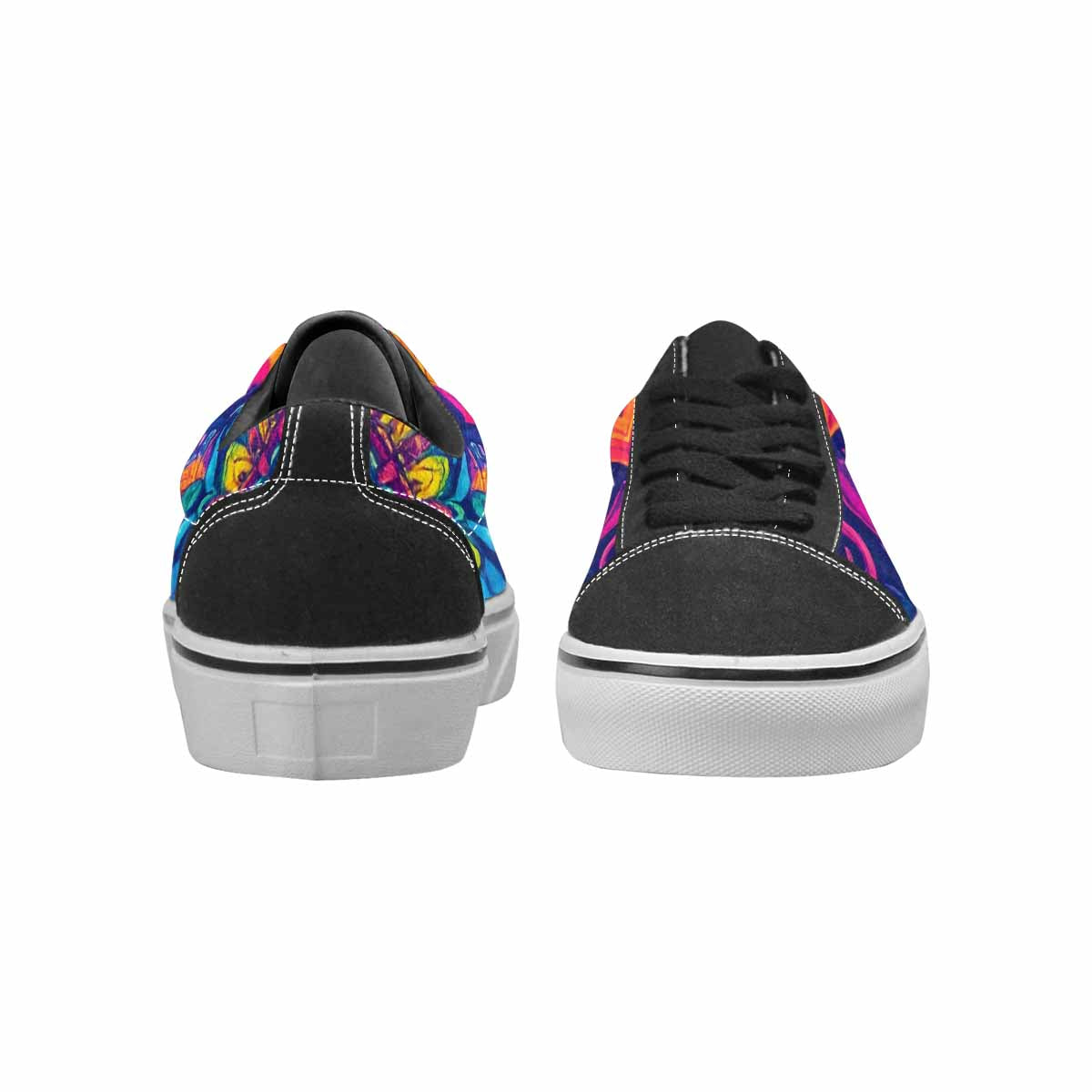 MEN'S Tie Dye Mandala Canvas Lace-Up Dreamcore Custom Shoes