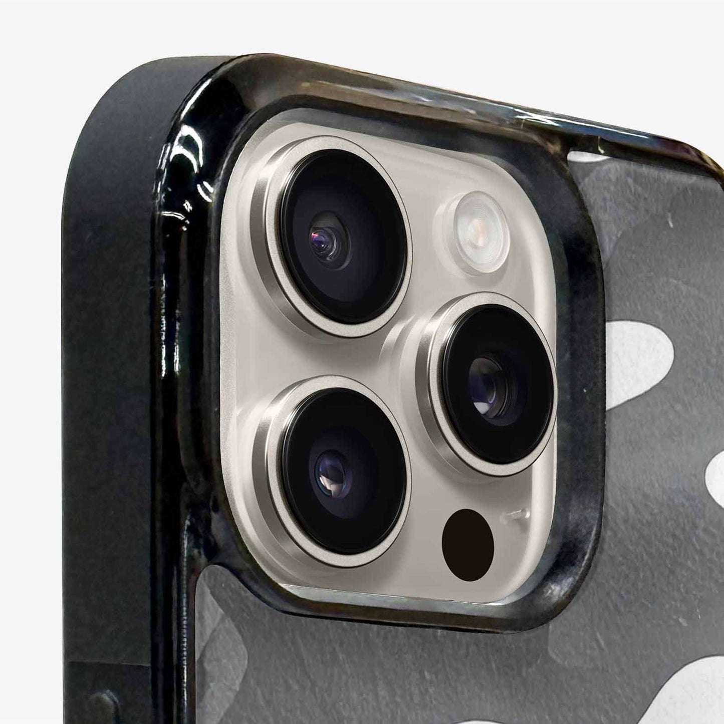 iPhone 15 Pro Max Case — Grey Camo Print, Custom Print Case Cover