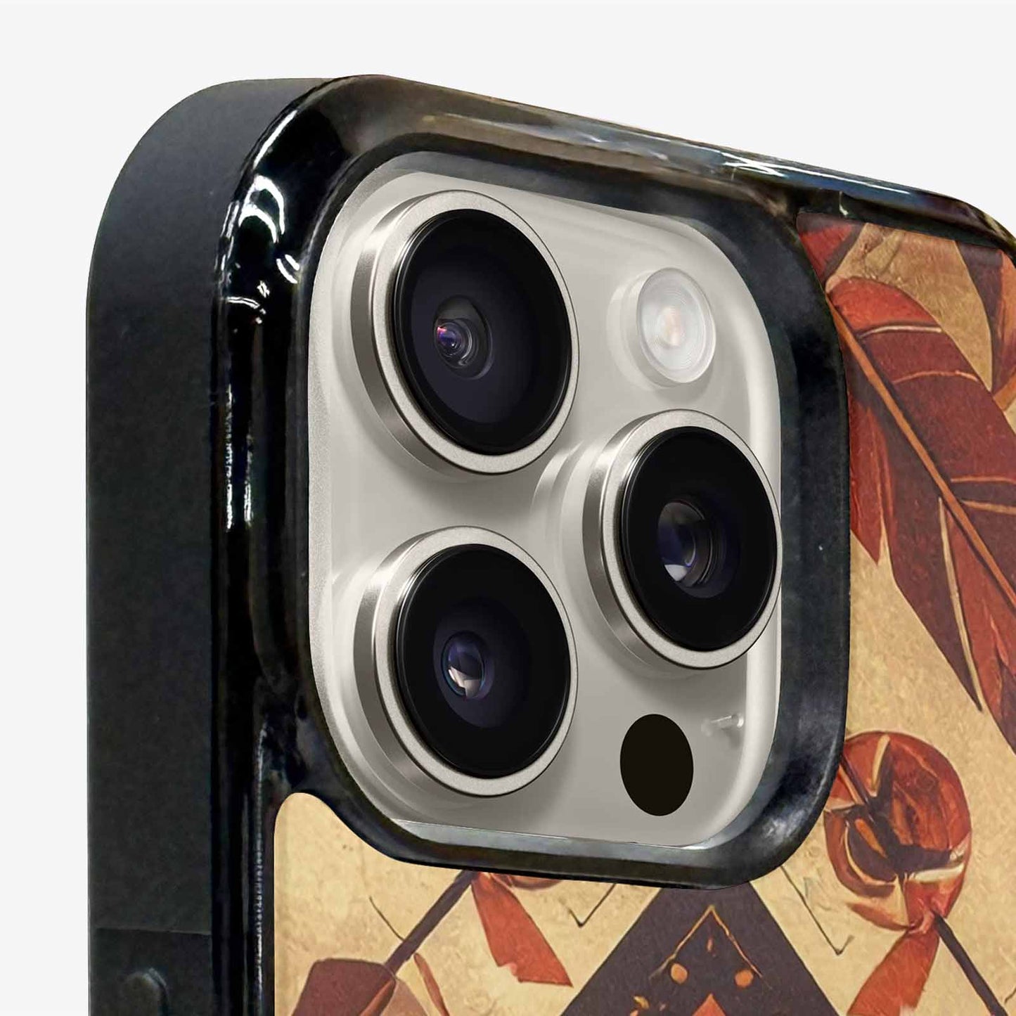 iPhone 16 Pro Case — Native American Geometric Pattern Arrows Feathers, Custom Printed Phone Case