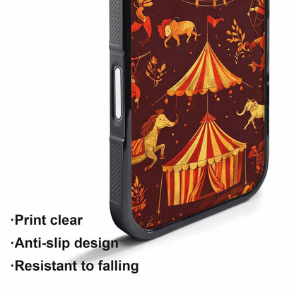iPhone 17 Pro Case — Vintage Circus Art Pattern Retro Vintage, Customized Protective Case