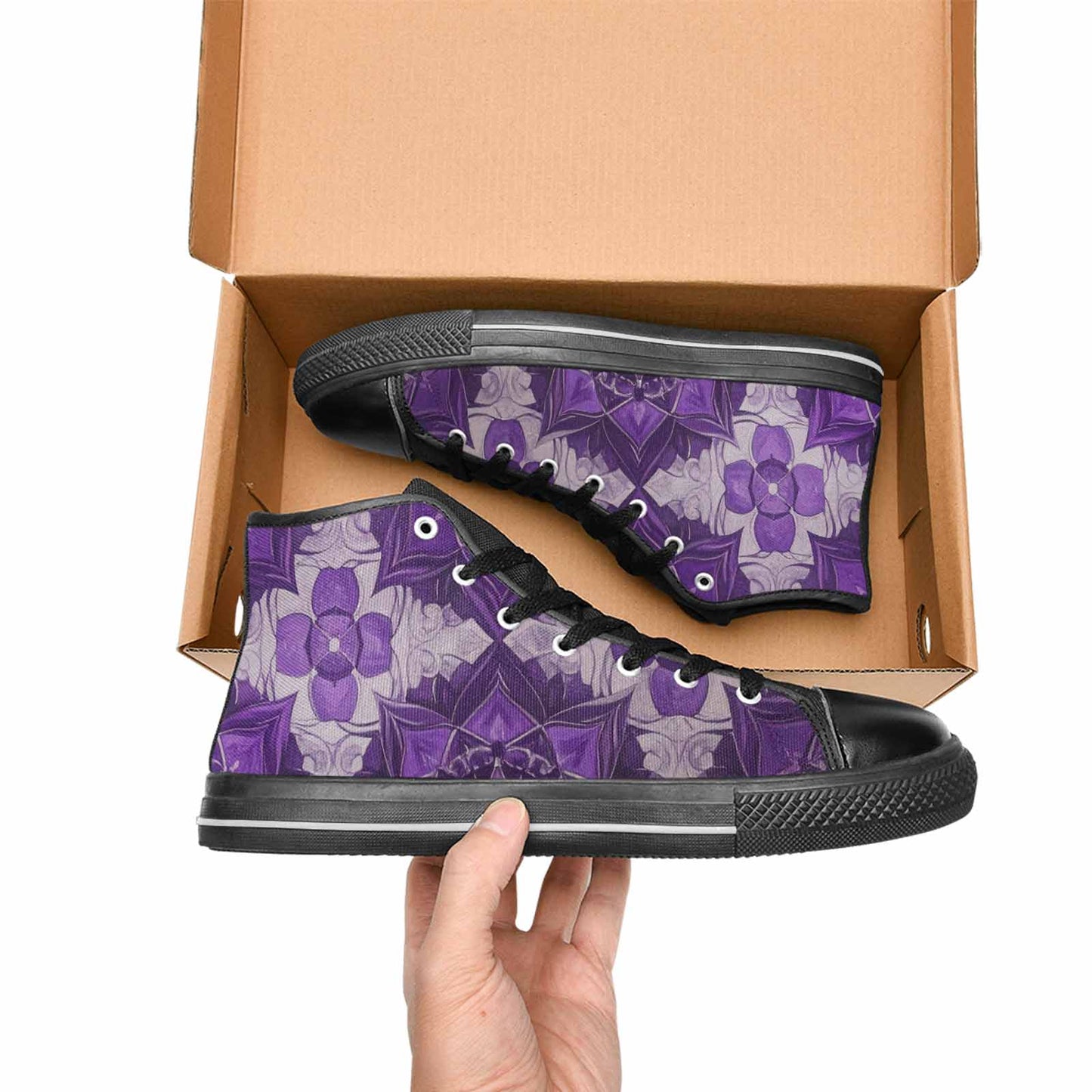 WOMEN'S Mandala High Top Canvas Aesthetic Sneakers