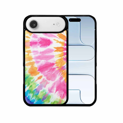 iPhone 17 Air Case — Tie Dye Rainbow Twist Custom Tie, Custom Art Phone Cover