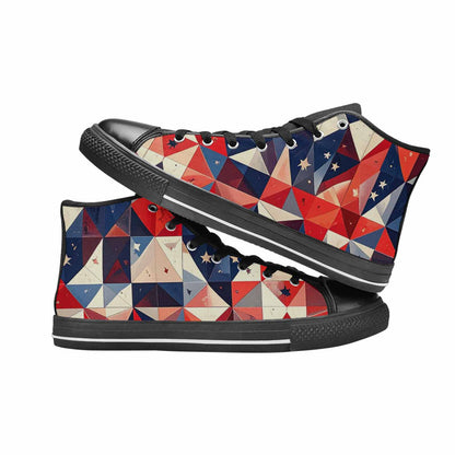 MEN'S American Flag Stars High Top Canvas Dreamcore Shoes