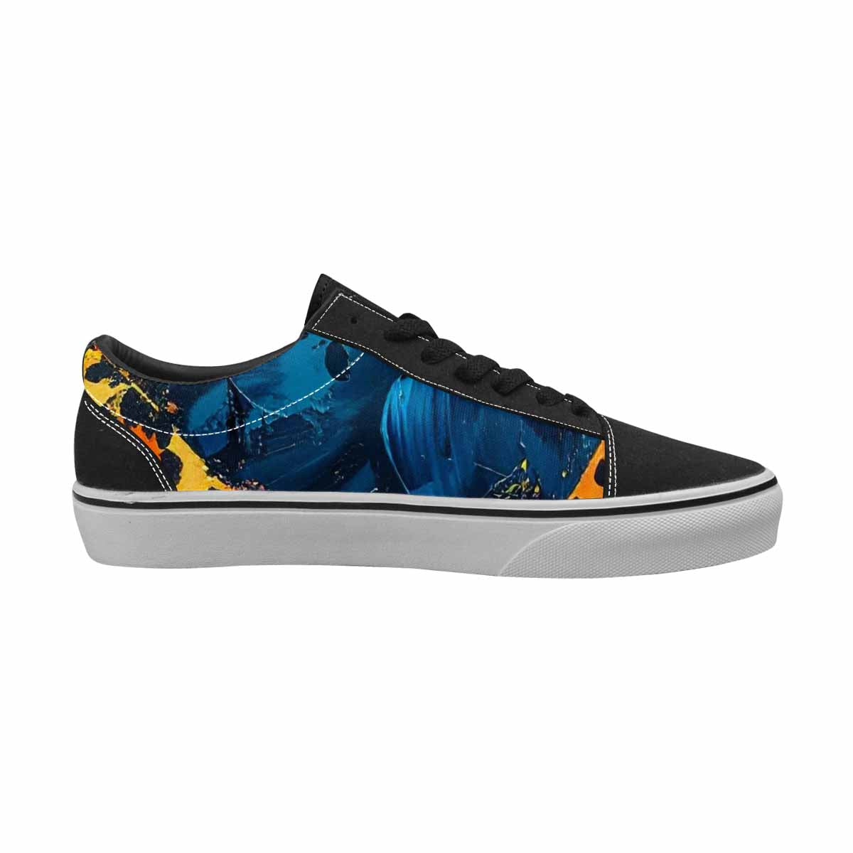 WOMEN'S Full Color Vibrant Animal Lace-Up Canvas Dark Academia Custom Sneakers