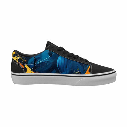 WOMEN'S Full Color Vibrant Animal Lace-Up Canvas Dark Academia Custom Sneakers