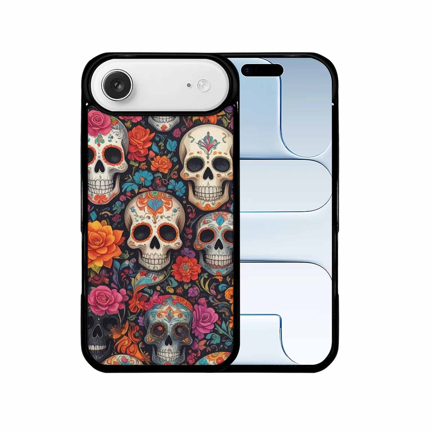 iPhone 17 Air Case — Small Skull Pattern Randomly Varying Gothic, Original Design Phone Case