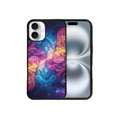 iPhone 16 Plus Case — Rose Galaxy Art Seamless Pattern Vibrant, Custom Designed Case Cover