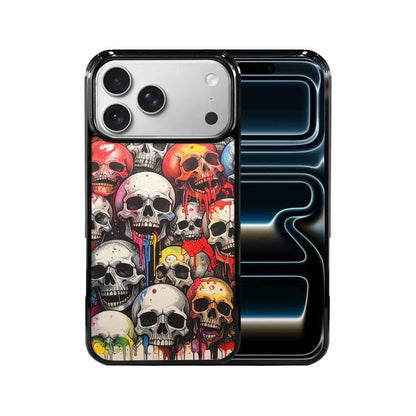 iPhone 17 Pro Max Case — Rainbow From Skull\'s Mouth Gothic Skulls, Original Design Phone Case