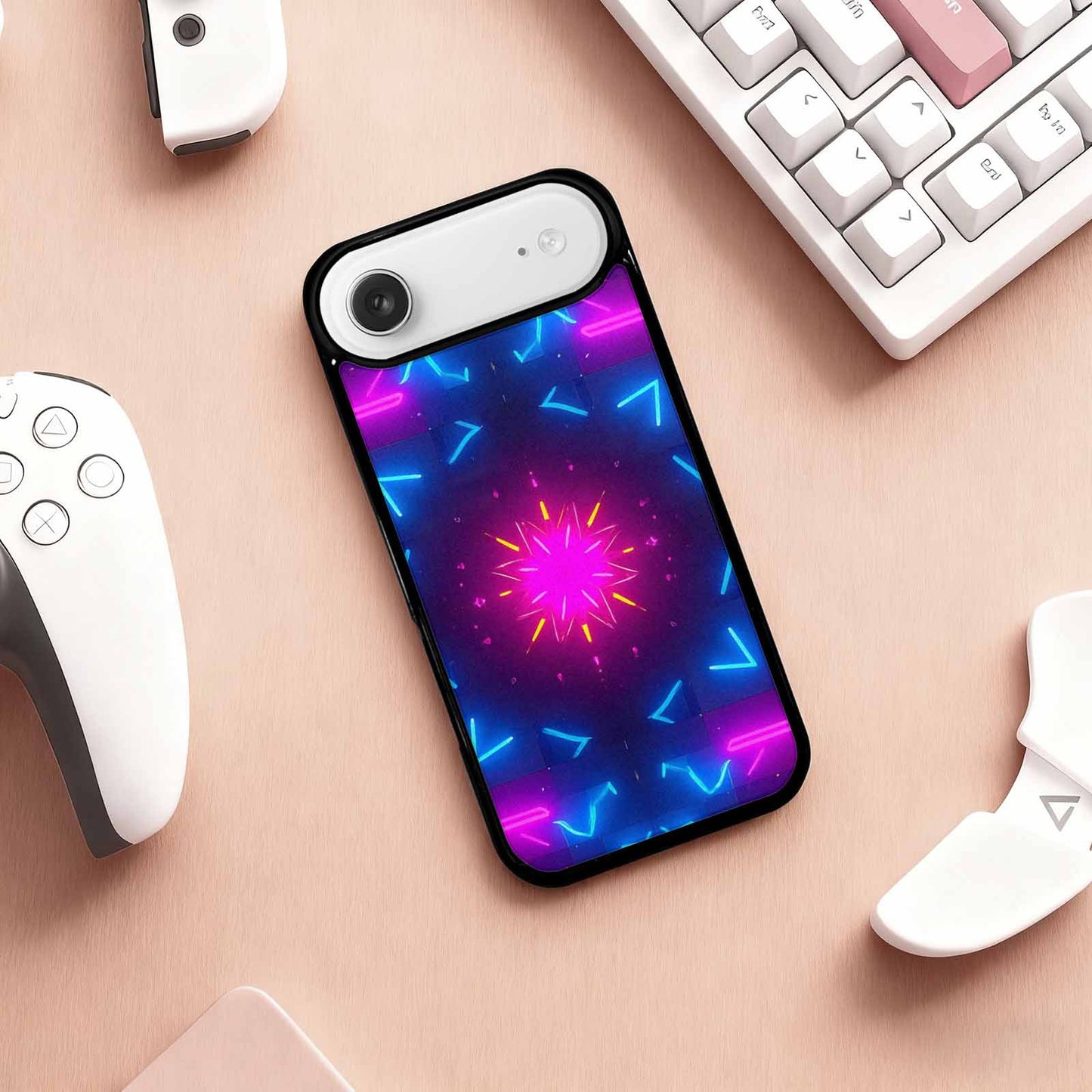 iPhone 17 Air Case — Retro Motif Retro Motifs Pattern Retro, Custom Print Case Cover