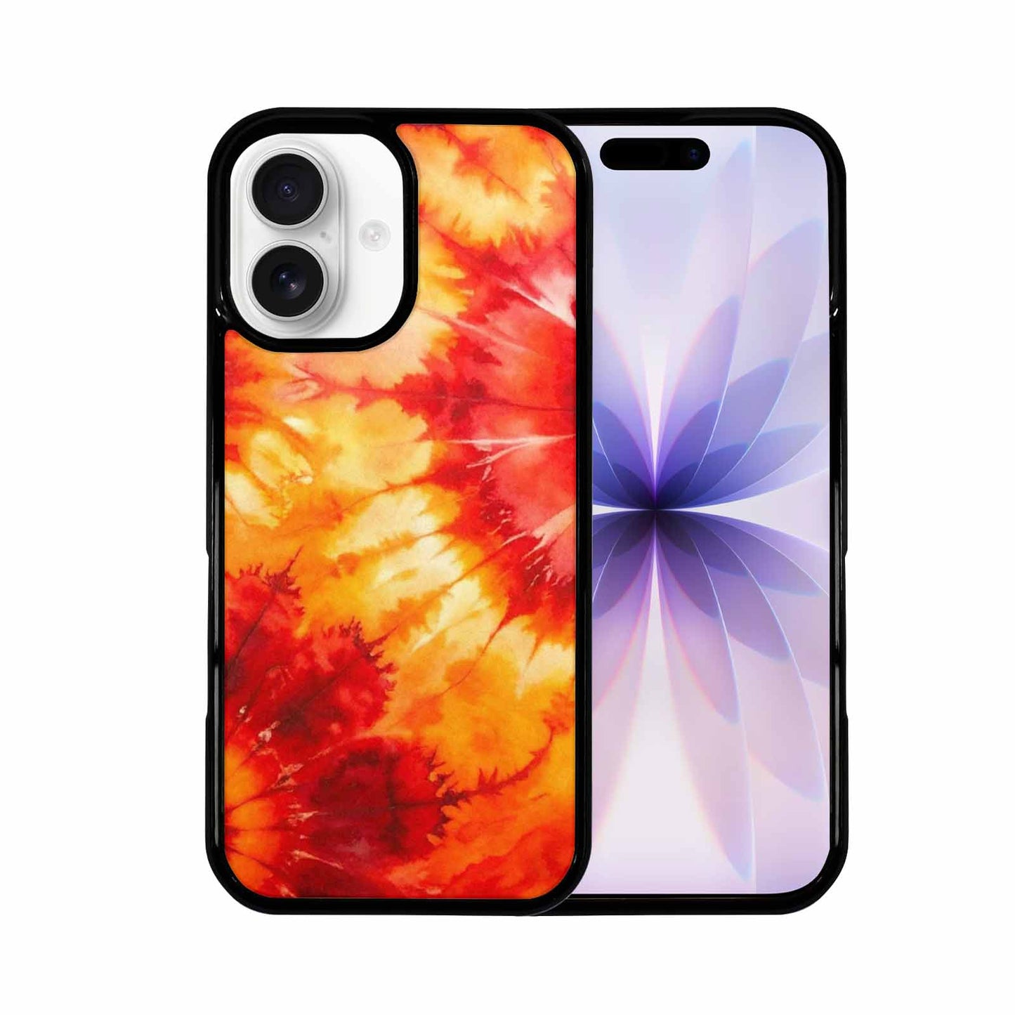 iPhone 17 Case — Tie Dye Red Orange Tie Dye, Custom Designed Case Cover