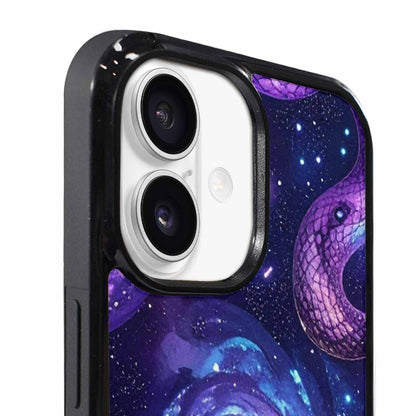 iPhone 17 Case — Snake Print Galaxy Seamless Animal Print, Custom Designed Case Cover