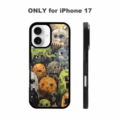 iPhone 17 Case — Monsters Camomonsters Pattern T6v Camo, Original Design Phone Case