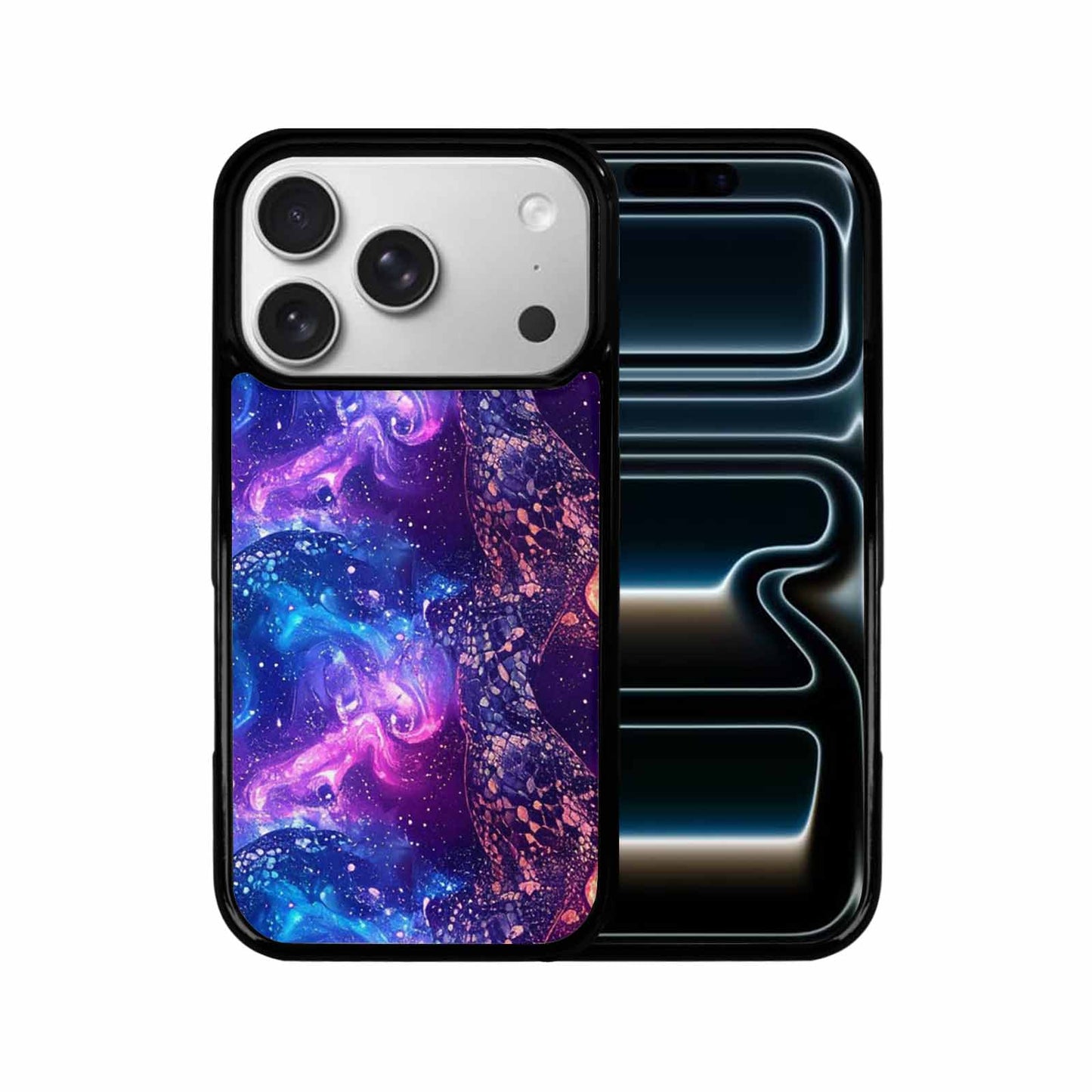 iPhone 17 Pro Case — Galaxy Snake Print Galaxy Space, Customized Protective Case