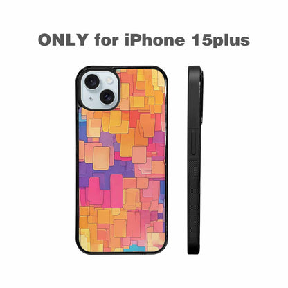 iPhone 15 Plus Case — Color Gradient Fade Pattern Hundreds Of, Custom Designed Case Cover