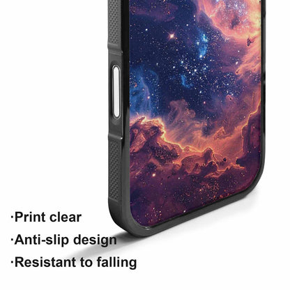 iPhone 17 Case — Nebula Texture With Dense Galaxy Space, Personalized Phone Case