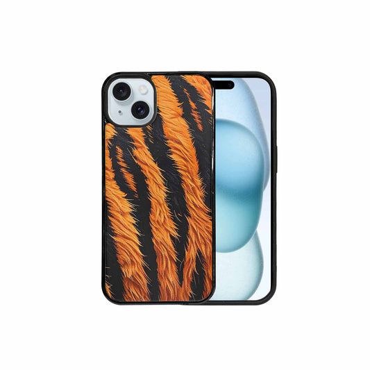 iPhone 15 Plus Case — Bold Tiger Stripe, Custom Phone Case