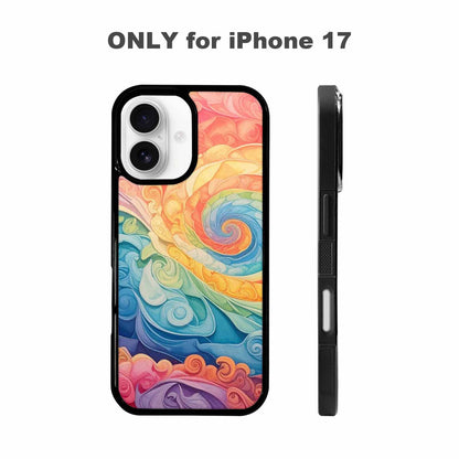 iPhone 17 Case — Tie Dye Swirls Tie Dye, Custom Print Case Cover