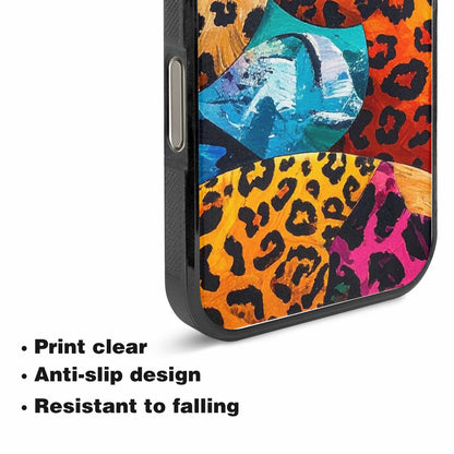 iPhone 15 Pro Max Case — Full Color Vibrant Animal Print Animal, Custom Phone Case