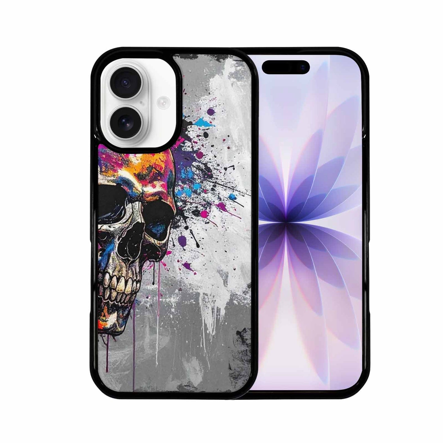 iPhone 17 Case — Skull Dark Art Gothic Print Gothic, Custom Printed Phone Case
