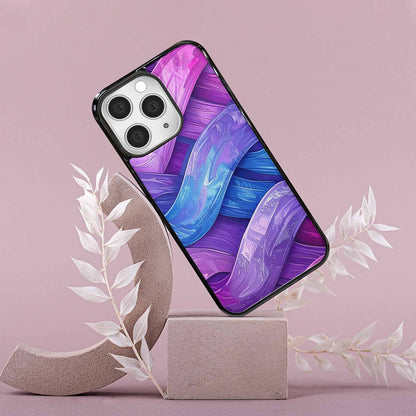 iPhone 15 Pro Max Case — Bisexual Flag Color Theme Small Rainbow, Custom Printed Phone Case