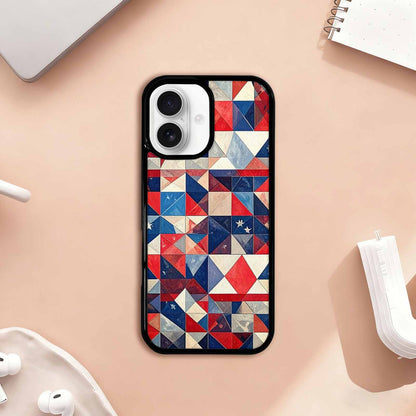 iPhone 17 Case — Small American Flag Stars Galaxy Space, Custom Made Phone Cover