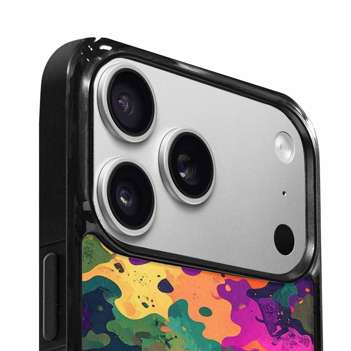 iPhone 17 Pro Max Case — Small Military Camouflage Blotch Camo, Original Design Phone Case